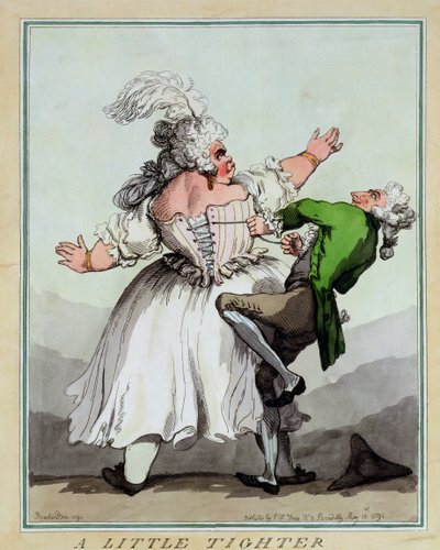 A Little Tighter by Thomas Rowlandson